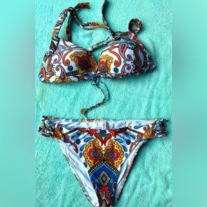 Luli Fama Sexy Paisley Bikini